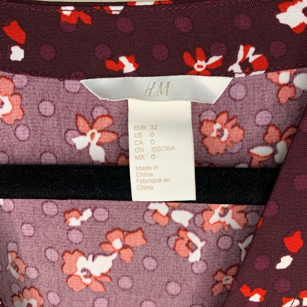 H&M High Low 1970s Style Maxi Dress - Picture 3 of 4